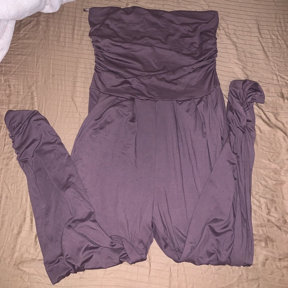 Purple jumpsuit